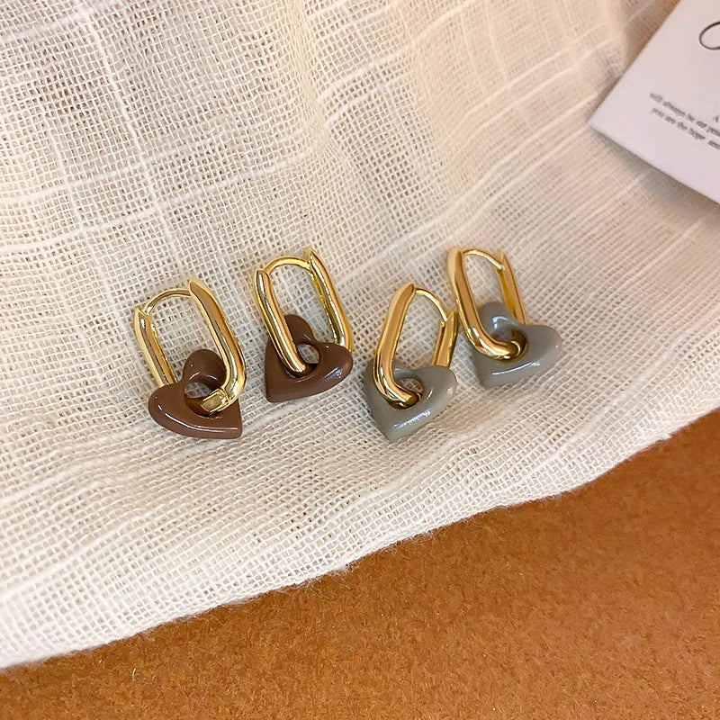 Brinco Argola Coração Delicado